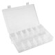 TOPEX universal organizer, 13 compartments, adjustable dividers, 4.4x27.3x18.8cm, plastic