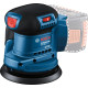 Bosch Professional GEX 185-LI 18V 125mm 6000-10000rpm 0.93kg Cordless Random Orbit Sander, Tool Only