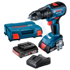 Шурупокрут-дриль ударний акумуляторний Bosch Professional GSB 18 V-50 18В 2х2.0А·год 28·50Нм 460-1800об/хв кейс ЗП 1.1кг