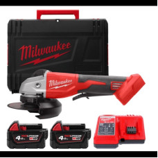 Шліфмашина кутова акумуляторна Milwaukee M18 BLSAG125XPD-402X 125мм 18В 1x4.0А·год 11000об/хв ЗП M12-18 С кейс 2.4кг