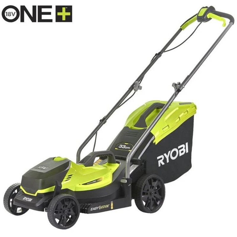 Ryobi ONE+ OLM1833B 18V 33cm 35L 25-65mm 8.1kg Cordless Lawn Mower without Battery and Charger