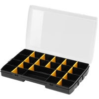 Stanley Organizer, 17 compartments, adjustable dividers, 27.2x18.9x4.6cm, plastic