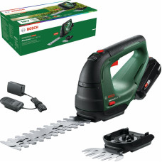 Ножиці для трави акумуляторні Bosch AdvancedShear 18V-10 + насадка кущоріз 10/20см крок різу 8мм 1xPBA 2.0Ah 2.45кг