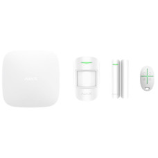 Комплект охоронної сигналізації Ajax StarterKit 2, hub2, motionprotect, doorprotect, spacecontrol, jeweller, бездротовий, білий
