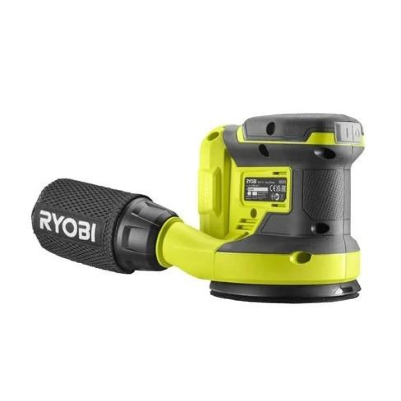 Ryobi ONE+ RROS18-0 18V 125mm 2.5mm orbit 1.2kg cordless random orbital sander without battery and charger