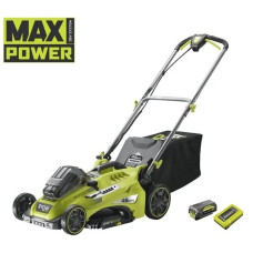 Газонокосилка аккумуляторная Ryobi Max Power RLM36X46H50PG 36В акб 1х5А·час 46см 45л 20-70мм 17.8кг