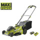 Ryobi Max Power RLM36X46H50PG 36V Cordless Lawn Mower 1x5Ah Battery 46cm 45L 20-70mm 17.8kg