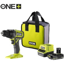 Шурупокрут-дриль акумуляторний Ryobi ONE+ RDD18-1C20S 18В 1х2А·год ЗП 52Нм 450·1750об/хв 1.1кг сумка