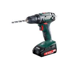 Шурупокрут-дриль акумуляторний Metabo BS 18 18В 2х2А·год 24·48Нм 0-450·0-1600об/хв 1.4кг