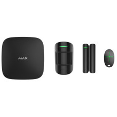 Комплект охоронної сигналізації Ajax StarterKit 2, hub2, motionprotect, doorprotect, spacecontrol, jeweller, бездротовий, чорний