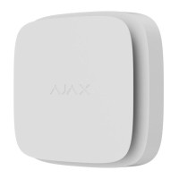 Ajax FireProtect 2 SB Heat Smoke Jeweler Smoke and Temperature Detector, Non-Replaceable Battery, Wireless, White