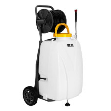 Обприскувач акумуляторний 2E AquaSpray 40LRC 40л 12В 1х12А·год 7бар 6л/хв вольтметр колеса котушка шланг 30м 16кг