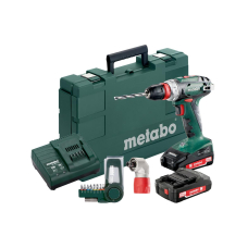 Шурупокрут-дриль акумуляторний Metabo BS 18 Quick 18В 2x2А·год 24·48Нм 0-450·0-1600об/хв 1.4кг