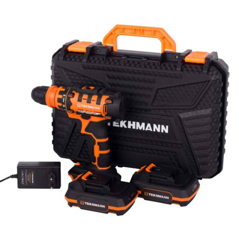 Cordless Drill/Driver Tekhmann TCD-21/2 DFR 21V 2x2Ah 28Nm 350-1500rpm 1.4kg