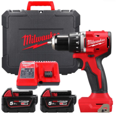 Шурупокрут-дриль акумуляторний Milwaukee BLDDRC-502С 18В 2х5А·год 60.5Нм 0·1700об/хв ЗП M12-18C кейс 1.5кг