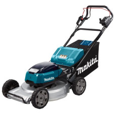 Газонокосарка акумуляторна Makita LXT DLM 18+18В 53см 70л 20-100мм самохідна 43.9кг без АКБ та ЗП