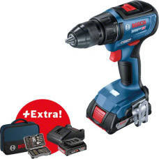 Шурупокрут-дриль акумуляторний Bosch Professional GSR 18 V-50 18В 2х2А·год 28·50·50Нм 460·1800об/хв 1кг кейс аксесуари