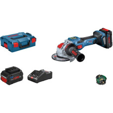 Шліфмашина кутова акумуляторна Bosch Professional GWX 18V-15 SC X-LOCK Bluetooth 125мм 18В 2x8А·год 3400-11000об/хв 3.3кг кейс