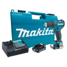Шурупокрут-дриль акумуляторний Makita DF332DSAE 10.8В 2х2.0А·год 21·35Нм 0-450·0-1500об/хв 1.06кг
