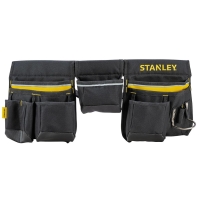 Stanley Tool Apron, pockets, metal hammer holder, polyester