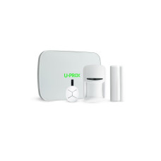 Комплект охоронної сигналізації U-Prox MPX LE KF kit White, U-Prox MPX LE, U-Prox PIR, U-Prox WDC, U-Prox Keyfob B4, бездротовий, білий