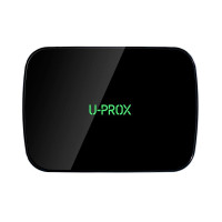 U-Prox MPX L Black Smart Hub, Wi-Fi, 2 LTE, Photo Verification, Wireless, Black