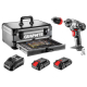 Cordless Drill/Driver GRAPHITE Energy+ 18V 2x2.0Ah 44Nm 0-1250rpm 109pc accessory set case 7.35kg
