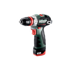 Шурупокрут-дриль акумуляторний Metabo PowerMaxx BS BL Q 12В 2х2.0А·год 20·38Нм кейс 0-400·0-1500об/хв 0.8кг