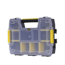 Органайзер Stanley Sort Master Light, 10 відділень, регульовані перегородки, 6.5х29.5x21.5см, пластик