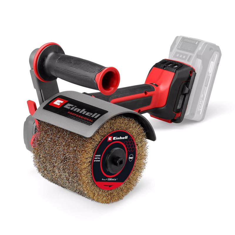 Einhell Professional TP-BR 18/32 Li BL Cordless Brushless Rotary Sander - Solo 100mm 18V 900-3200rpm D120mm 2.29kg without battery and charger