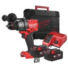Шурупокрут-дриль акумуляторний Milwaukee FDD3-402C 18В 2х4А·год 158Нм 0·2100об/хв ЗП M12-18C кейс 2.1кг