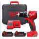 Milwaukee M18 BLDDRC-202C 18V 2x2Ah 61Nm 0-1700rpm Cordless Drill/Driver with M12-18 C Charger and Case, 1.5kg