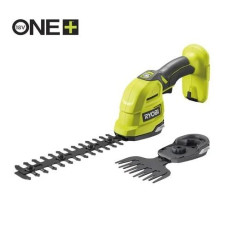 Ножницы для травы аккумуляторные Ryobi ONE+ RY18GSA-0 18В + насадка кусторез 20см шаг реза 10мм 1кг без АКБ и ЗП