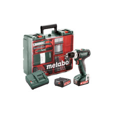 Шурупокрут-дриль акумуляторний Metabo PowerMaxx SB 12 Set 12В 2x2А·год 17·40Нм 0-360·0-1400об/хв 1.1кг