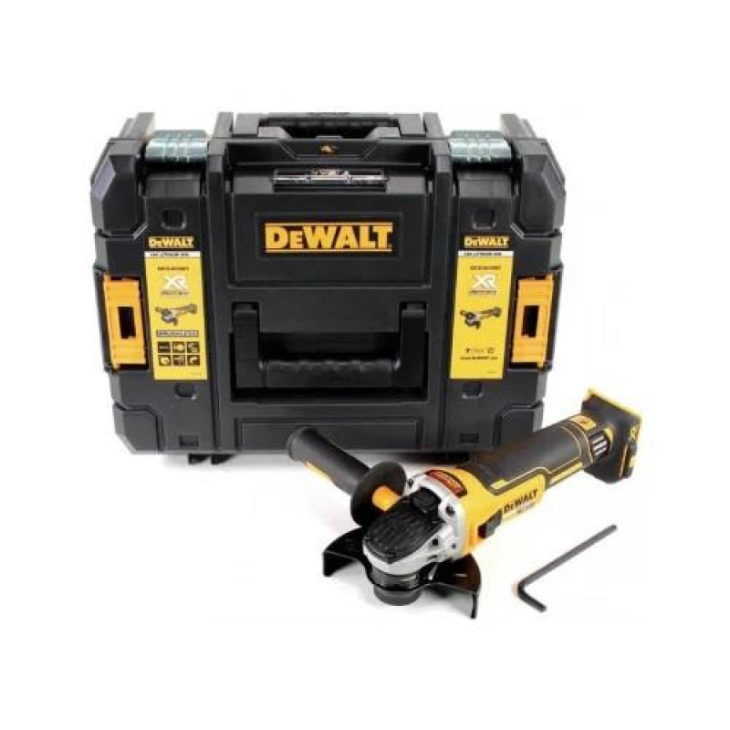 DeWalt XR Li-Ion 18V 125mm 9000rpm Cordless Angle Grinder, Case, 1.74kg, Battery and Charger Not Included