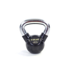 Гиря обгумована з хромованою ручкою 4 кг York ТА-5162-4