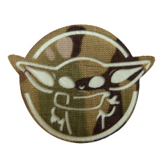 Patch Camotec Baby Yoda/Grogu 6.5*8 Multicam/Lumin (8666)