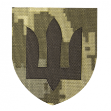 Шеврон Camotec ЗСУ Сухопутні війська (7*8) Піксель (9061)