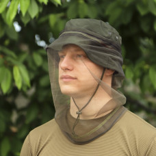 Olive Boonie Hat with Mosquito Net (7135)