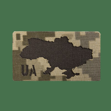 Patch/Hook-and-loop Camotec UA 4.5*8 Pixel/Olive (8623)