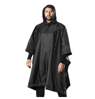 Poncho Pilgrim Rip-Stop Black (8614)