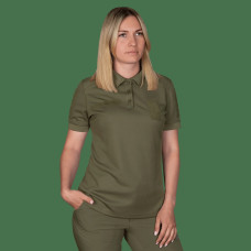 Women's Polo CM Pani Army ID CoolPass Olive (7161)
