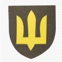 Шеврон Camotec ЗСУ Сухопутні війська (7*8) Олива/Жовтий (9059)