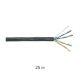 Кабель вита пара UTP cat5e Cu PE 4x2x0.50, бухта 25м