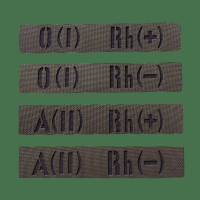 Camotec Blood Type Patch 2.5*13 Olive (8650)