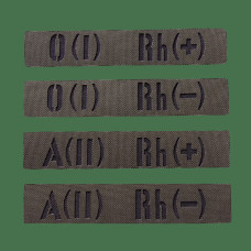 Camotec Blood Type Patch 2.5*13 Olive (8650)