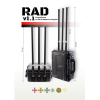 РЕБ АВТОМОБІЛЬНИЙ RAD V1.1 400–1100 МГц (2 кейса) 
