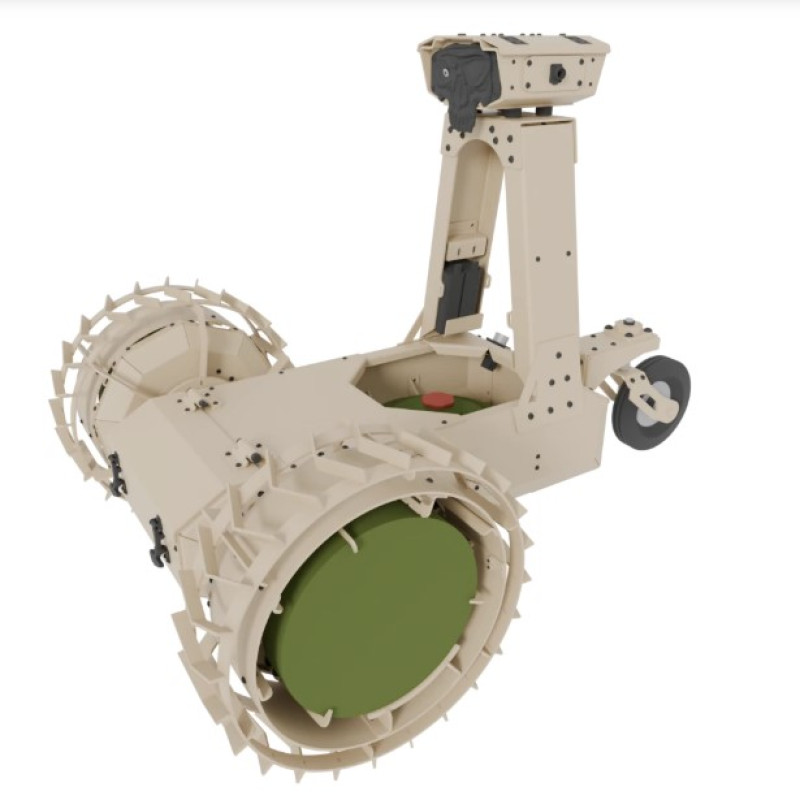 НРК ТРИМИНЕР Наземный дрон для дистанционного минирования территорий Robotic Complexes