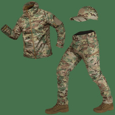 Комплект Softshell (Костюм+Бейсболка) Multicam (8358)