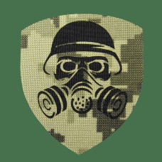 Шеврон Camotec Хім. Солдат (7*8) Піксель (9025)